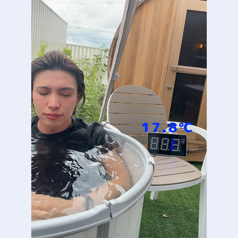 一人用コンパクト水風呂キット!ZR-250型(推奨水温15℃)