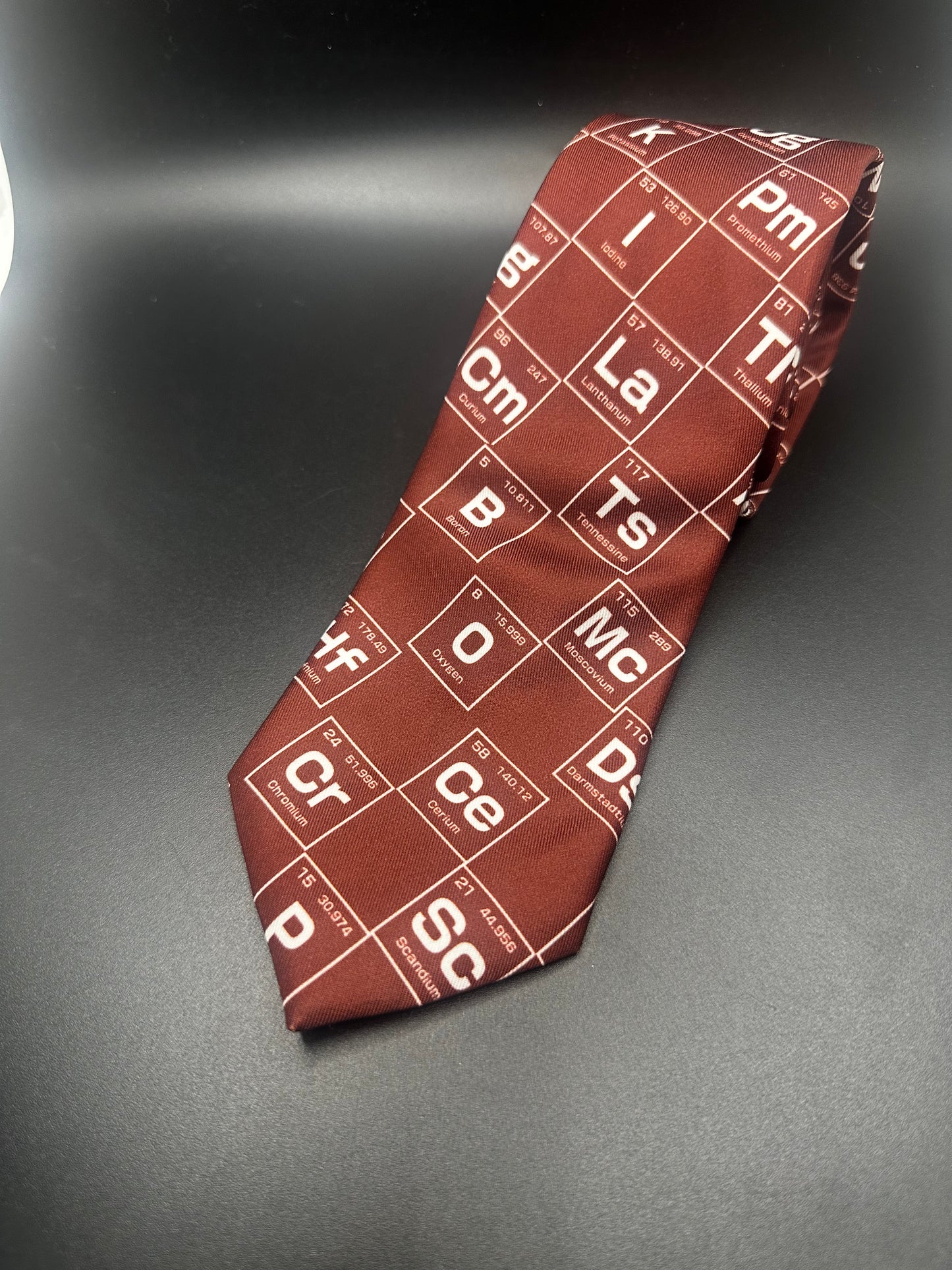 【NEW】GENKILABOオリジナルネクタイ(元素周期表・ベンゼン環)(単品)