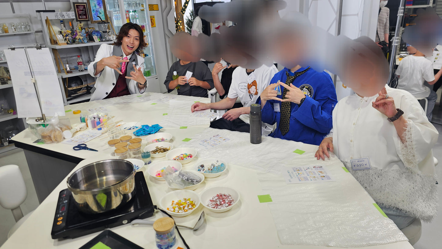 【8/20 GENKI LABOフェス】キラキラ透明キャンドル作り！自分だけの宝物を閉じ込めよう