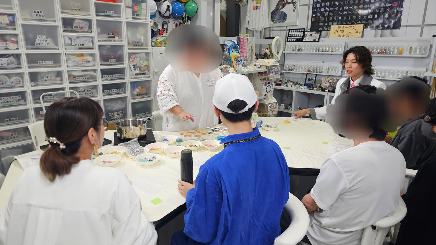 【8/20 GENKI LABOフェス】キラキラ透明キャンドル作り！自分だけの宝物を閉じ込めよう