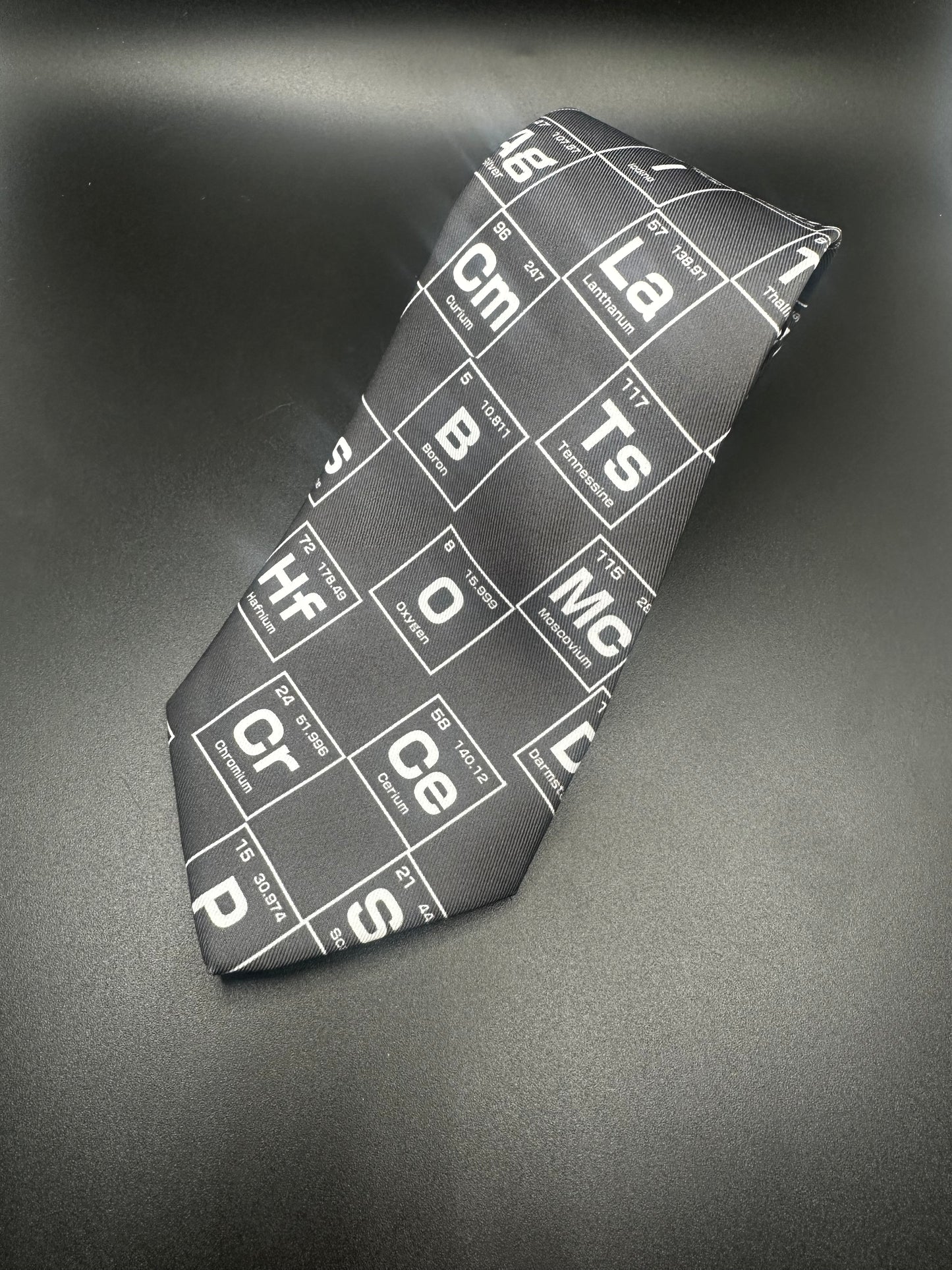 【NEW】GENKILABOオリジナルネクタイ（元素周期表・ベンゼン環）(単品)