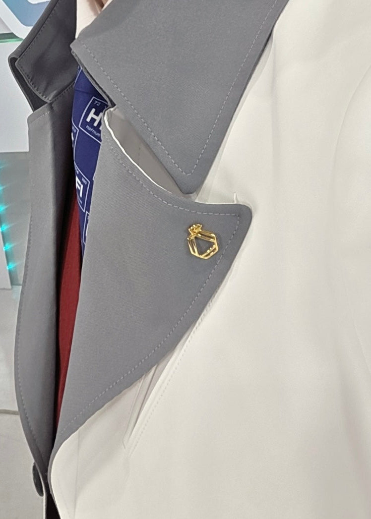 本物の金をまとったベンゼンアップル・ゴールドラペルピン