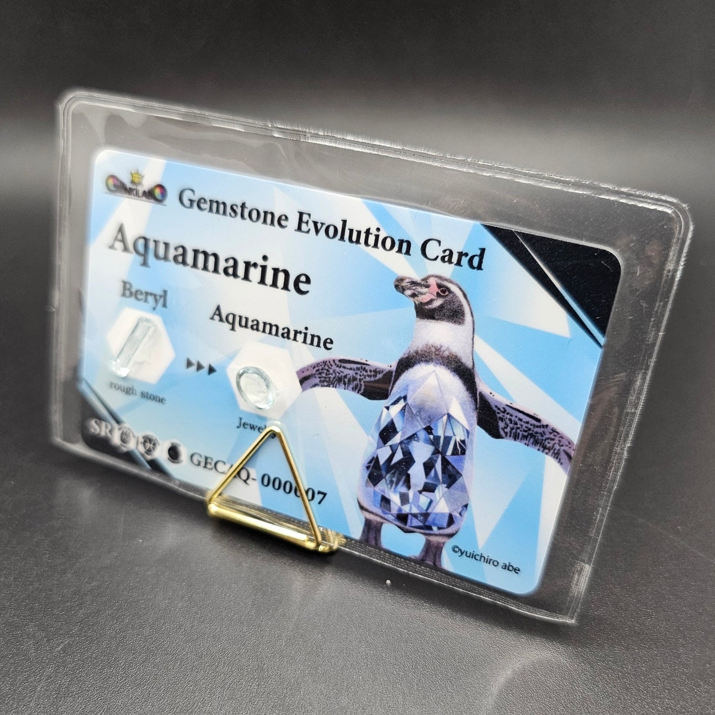 【宝石カードガチャ】本物の宝石&原石付き「Gemstone Evolution Card」がランダムで1種類当たる！