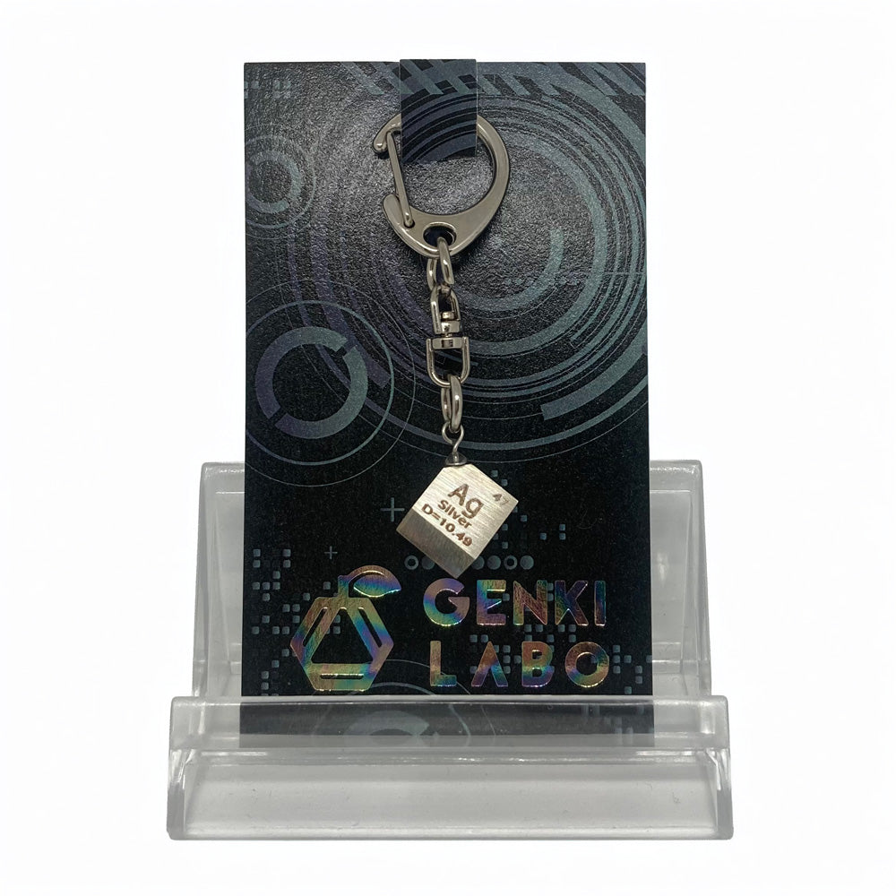 元素キューブキーホルダー【選べる8元素｜正面or斜め】