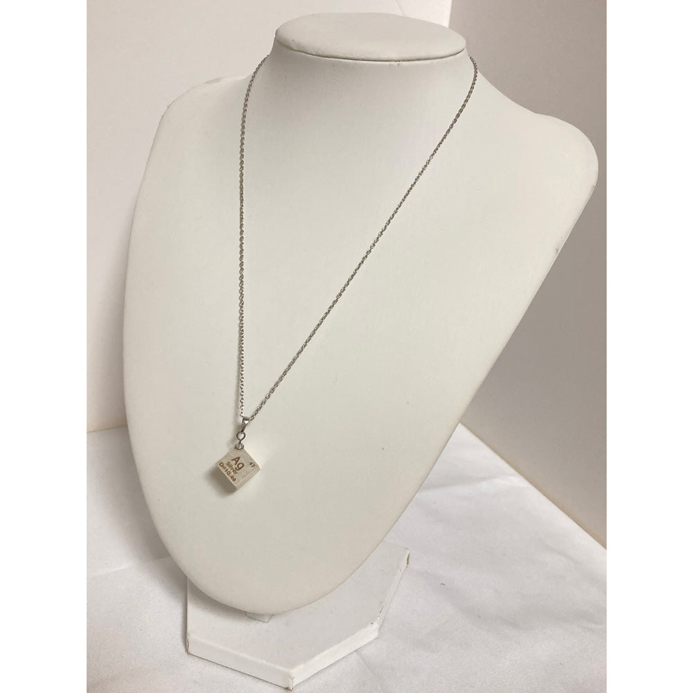 元素キューブネックレス【選べる8元素｜正面or斜め｜2サイズ（40cm～45cm or 50cm～55cm）】