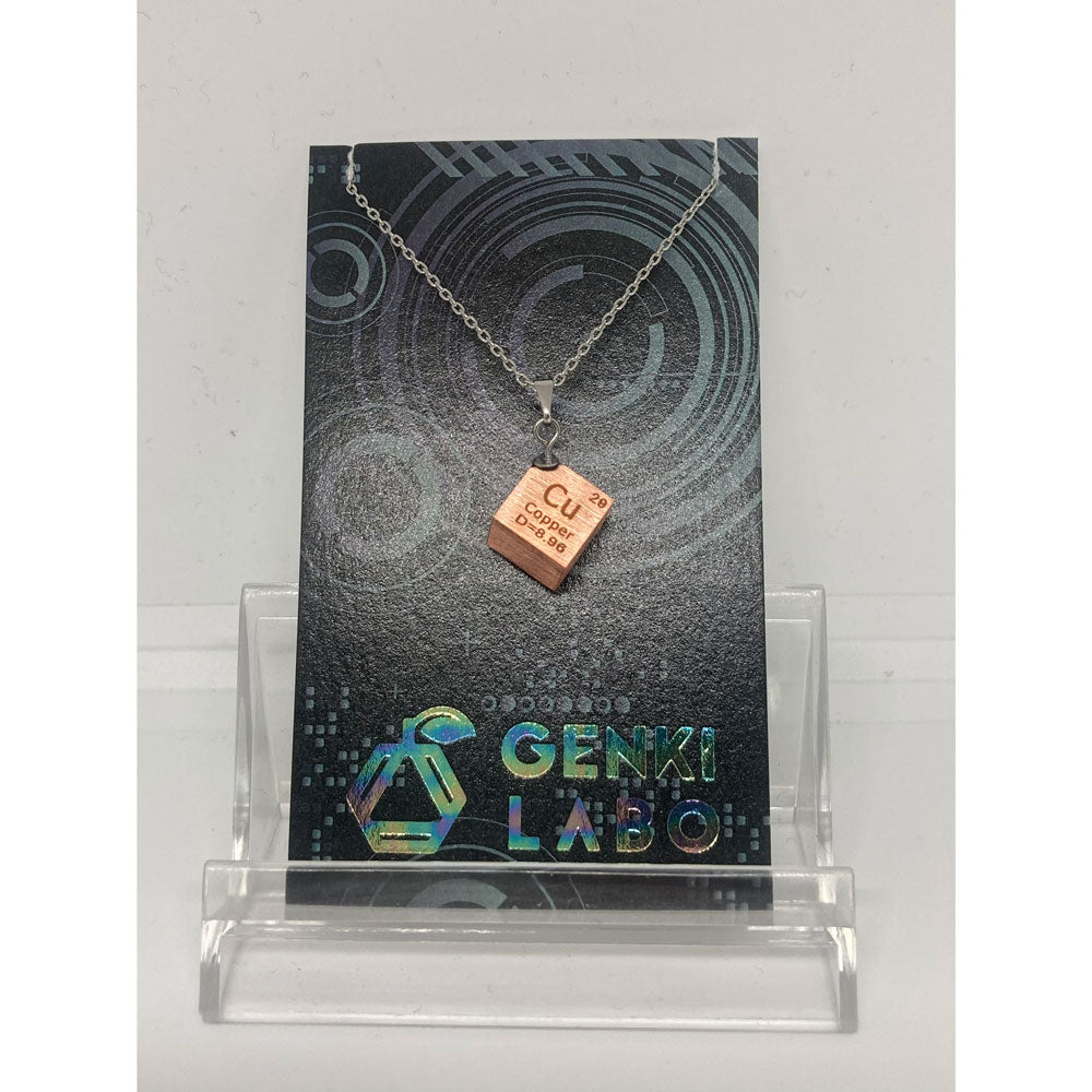 元素キューブネックレス【選べる8元素｜正面or斜め｜2サイズ（40cm