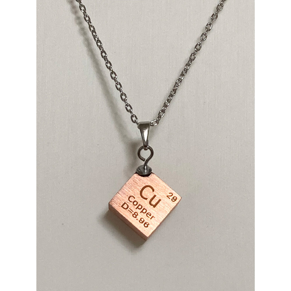 元素キューブネックレス【選べる8元素｜正面or斜め｜2サイズ（40cm～45cm or 50cm～55cm）】
