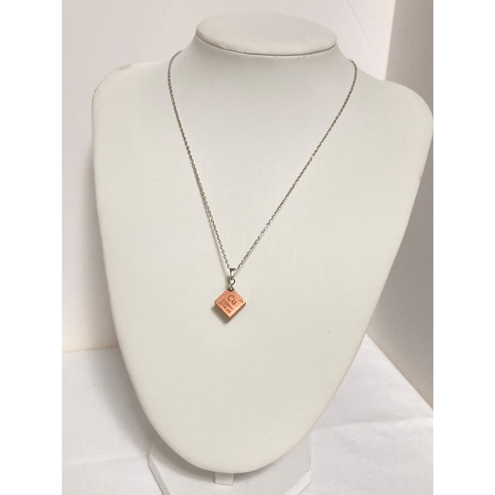 元素キューブネックレス【選べる8元素｜正面or斜め｜2サイズ（40cm～45cm or 50cm～55cm）】