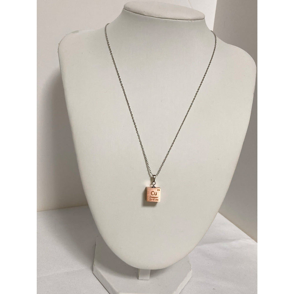 元素キューブネックレス【選べる8元素｜正面or斜め｜2サイズ（40cm～45cm or 50cm～55cm）】