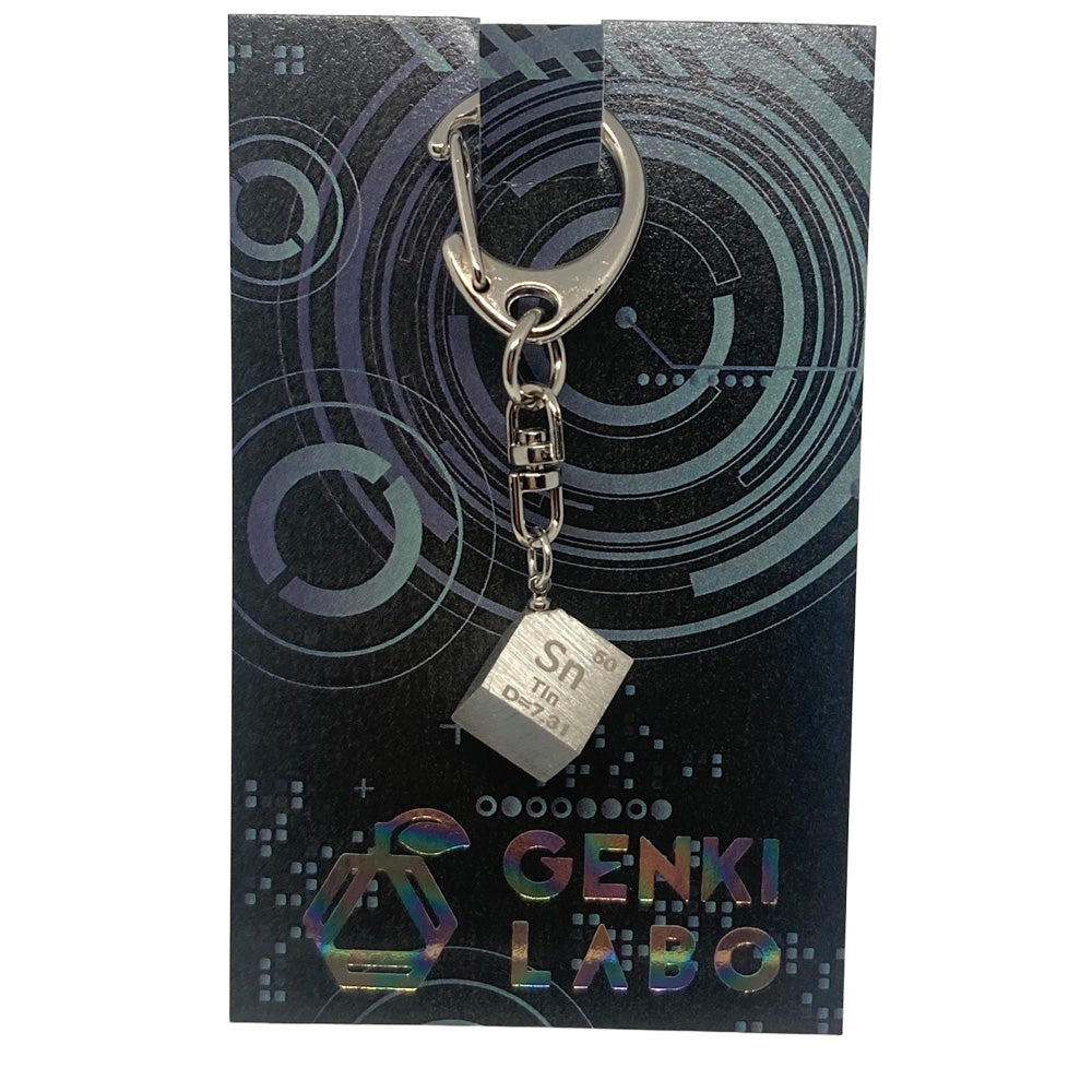 元素キューブキーホルダー【選べる8元素｜正面or斜め】