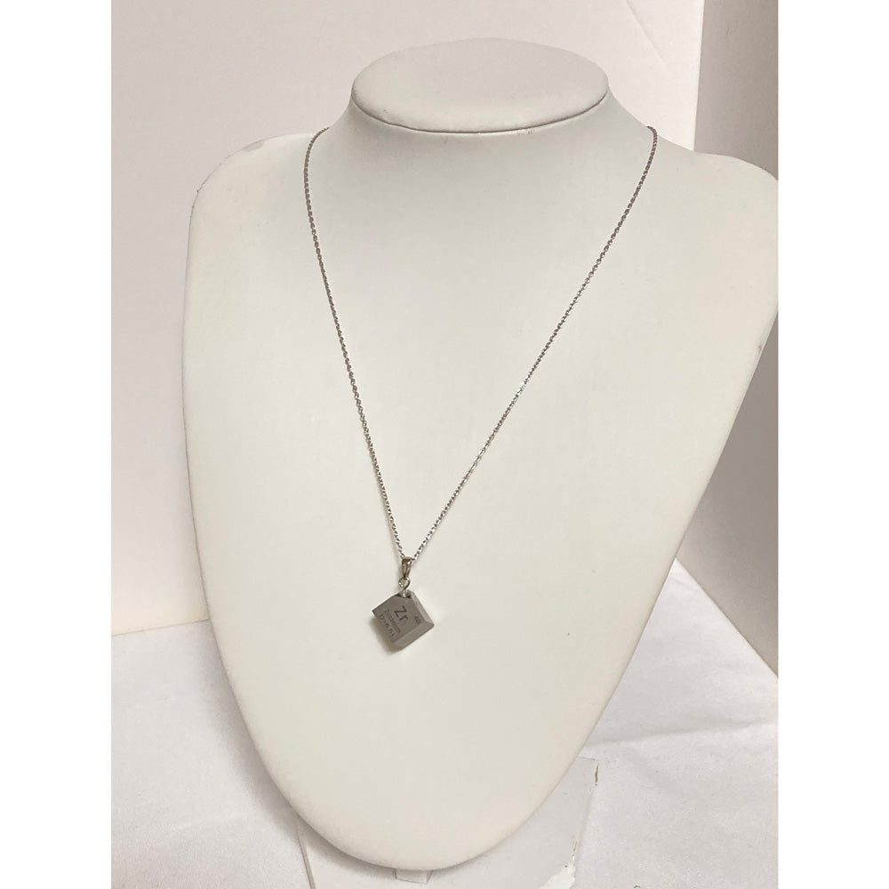 元素キューブネックレス【選べる8元素｜正面or斜め｜2サイズ（40cm～45cm or 50cm～55cm）】